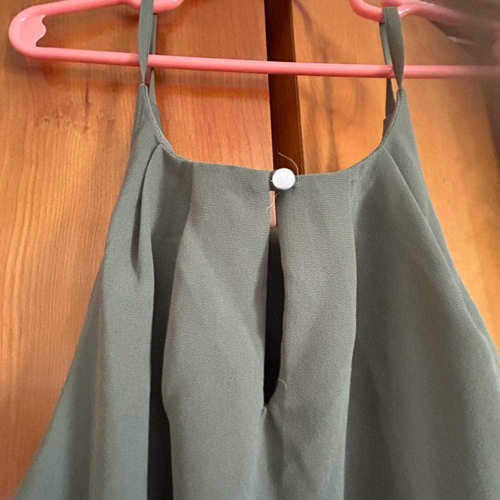 Blue Rain pleated cinched dress - Picture 4 of 4